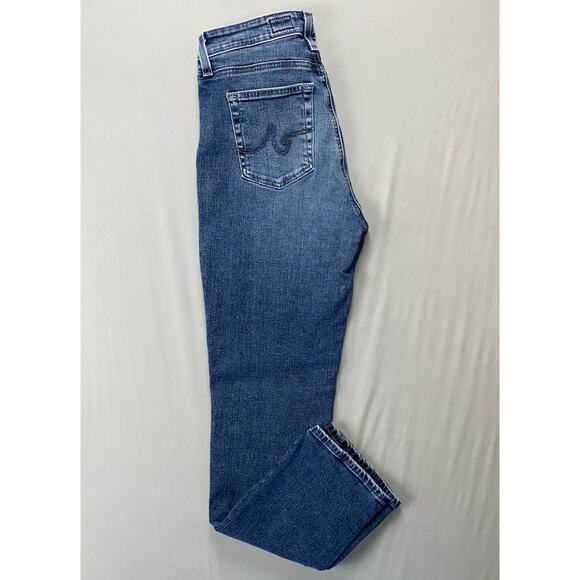 AG Mari High Rise Straight Stretch Denim Jeans. Medium Wash, Women's 29R. GUC! - Picture 2 of 9